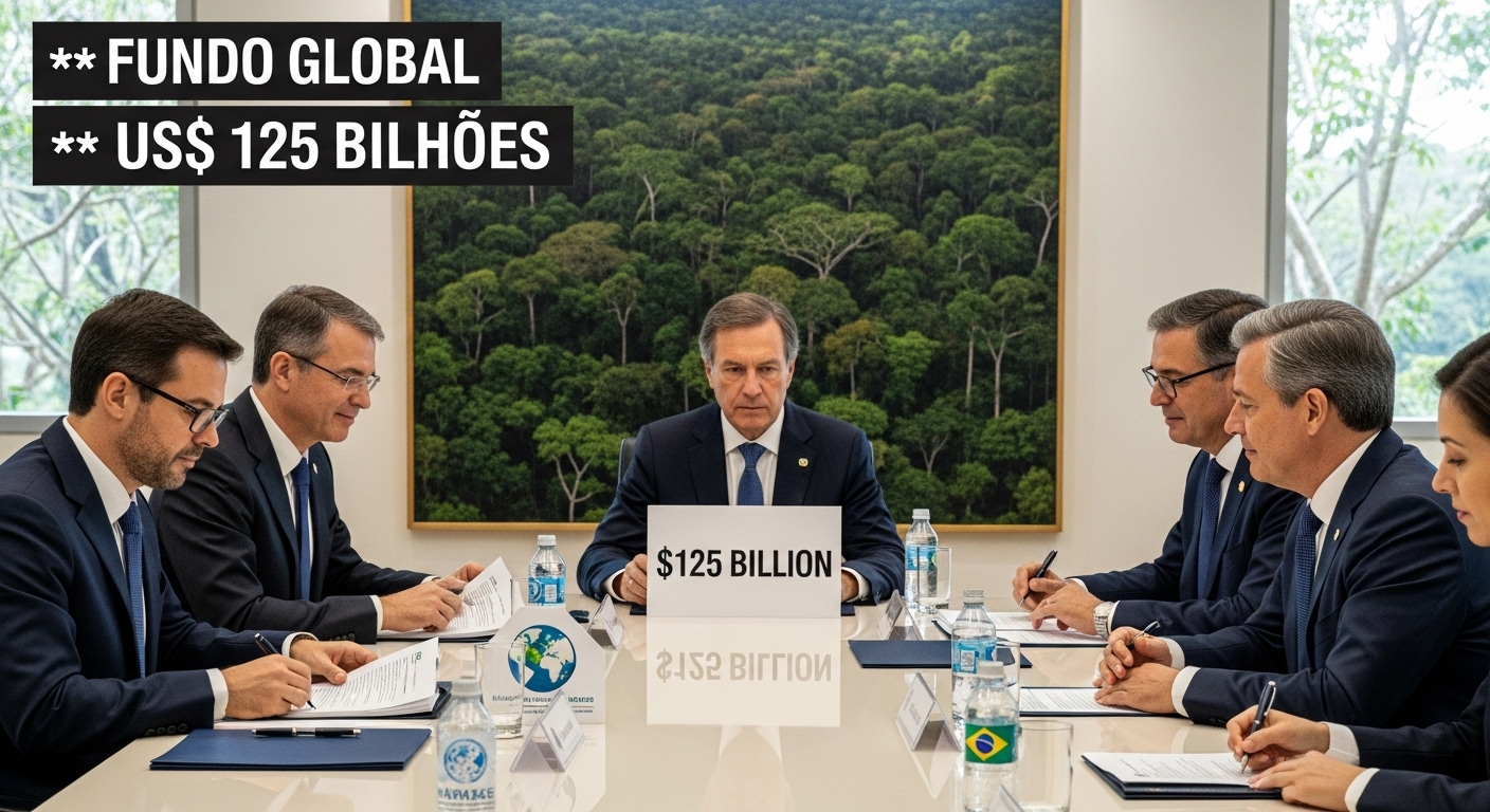 Finanças Climáticas: Brasil e ONU Definem Mecanismo para Fundo Florestas Tropicais de US$ 125 Bilhões