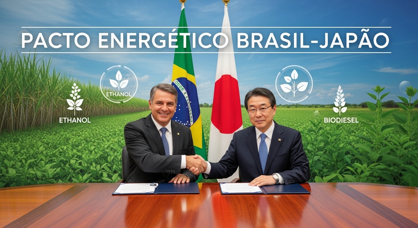 COP30 no Radar: Brasil e Japão Lideram Esforço para Quadruplicar Produção Global de Combustíveis Sustentáveis até 2035