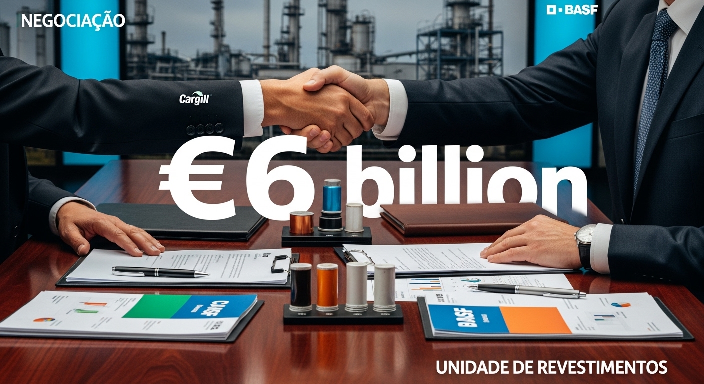 Fusões e Aquisições na Europa: Carlyle em Negociação Avançada para Comprar Unidade de Revestimentos da BASF por € 6 Bilhões
