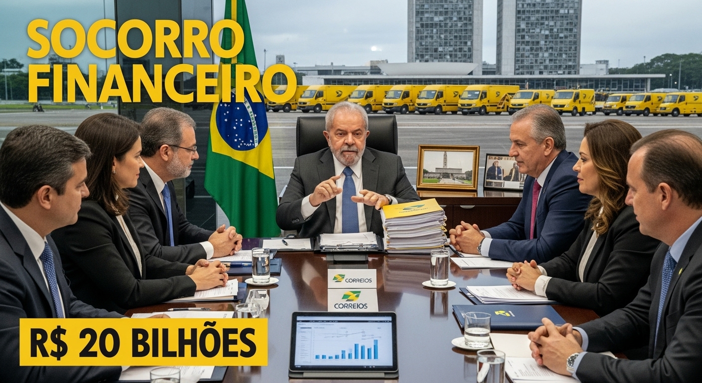 Socorro Bilionário: Governo Lula Articula Empréstimo de R$ 20 Bilhões para Estancar Prejuízo dos Correios