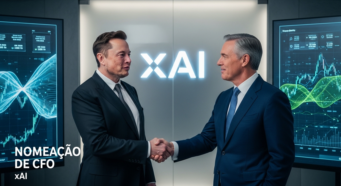 Xeque-Mate na IA: Elon Musk Recruta Ex-Morgan Stanley para Comandar Finanças da xAI em Meio à Disputa de Mercado