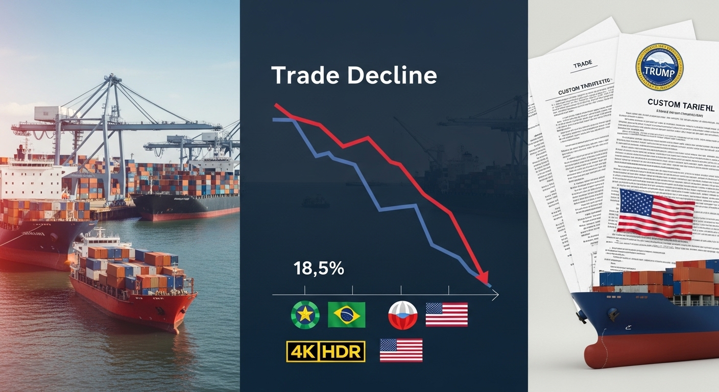 Impacto do Tarifaço: Exportações do Brasil aos EUA Recuam Quase 19% em Dois Meses, Mas Superávit Aumenta