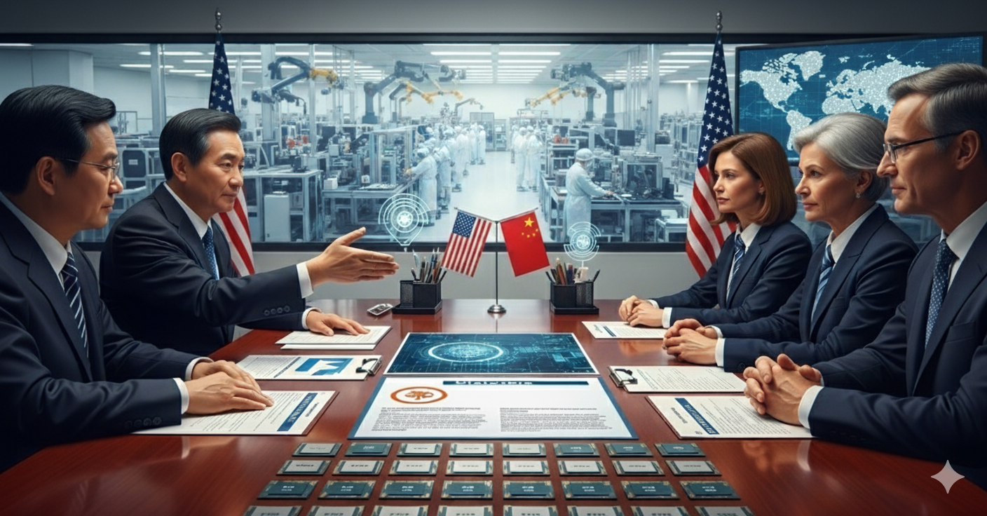 Escalada de Tensão: China Condena Ameaças de Trump de Tarifas de 100% e Acusa EUA de “Abuso” na Guerra dos Semicondutores