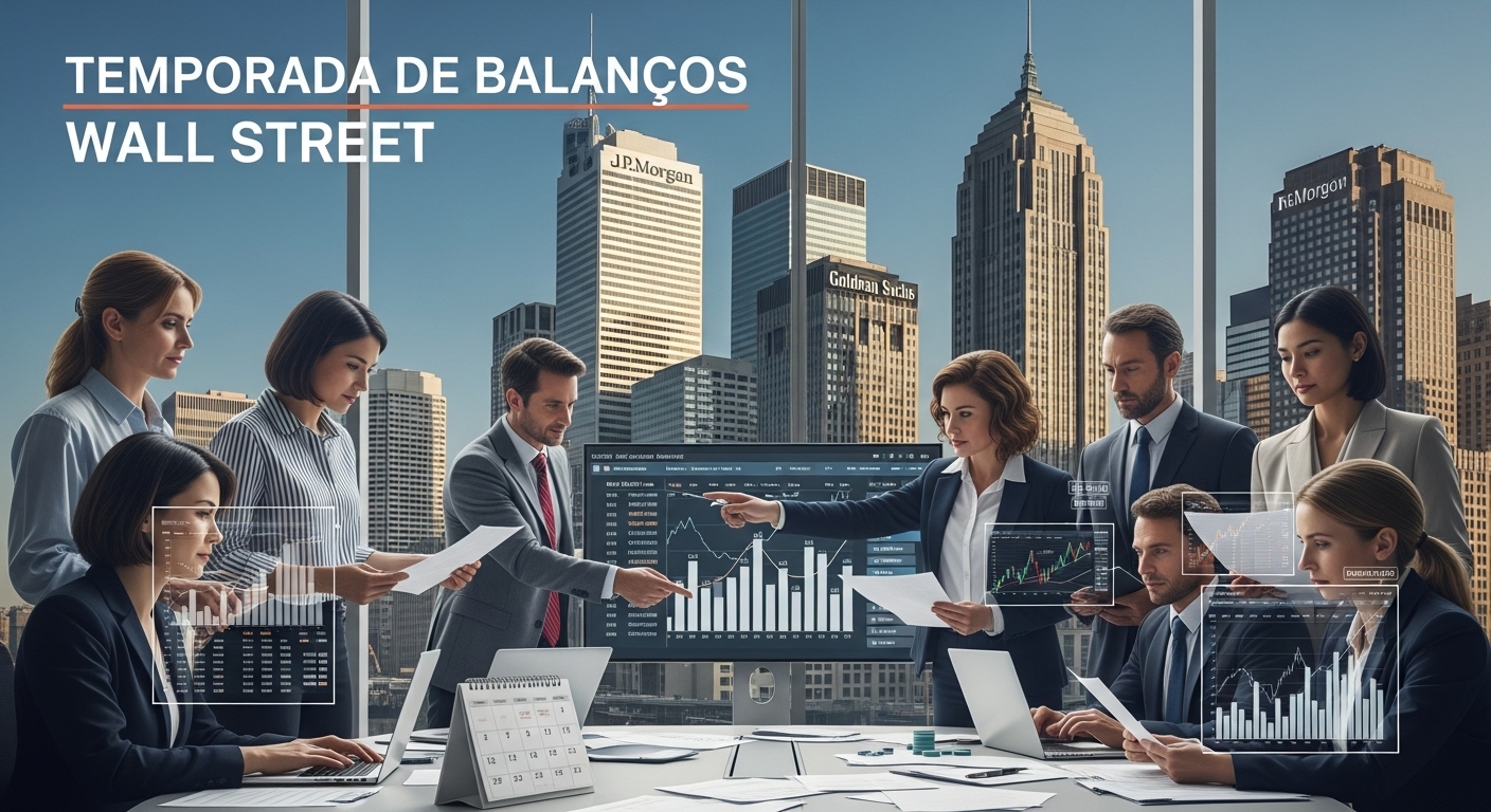Sinais de Força: Bancos dos EUA Abrem Temporada de Balanços com Expectativa de Ganhos em Investment Banking e Trading