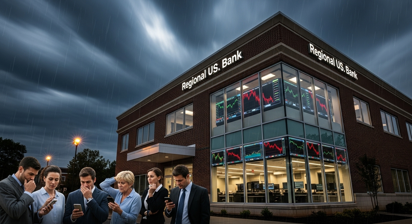 Sexta do Terror: Preocupações com a Saúde do Crédito de Bancos Regionais dos EUA Disparam Alerta de Risco Global