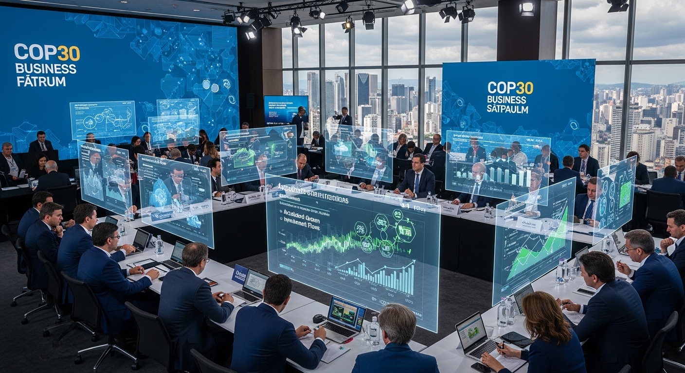 Globalização Verde: Fórum de Negócios e Finanças da COP30 Reúne Líderes em São Paulo para Acelerar Investimentos Sustentáveis