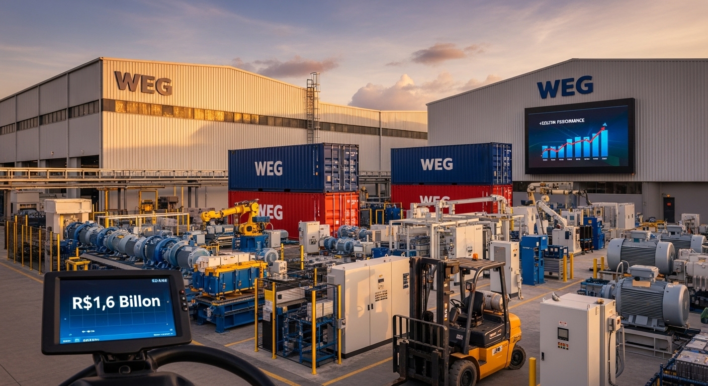 Radar Corporativo: Weg (WEGE3) Sob Forte Expectativa com Projeção de Lucro de R$ 1,6 Bilhão para o 3T25