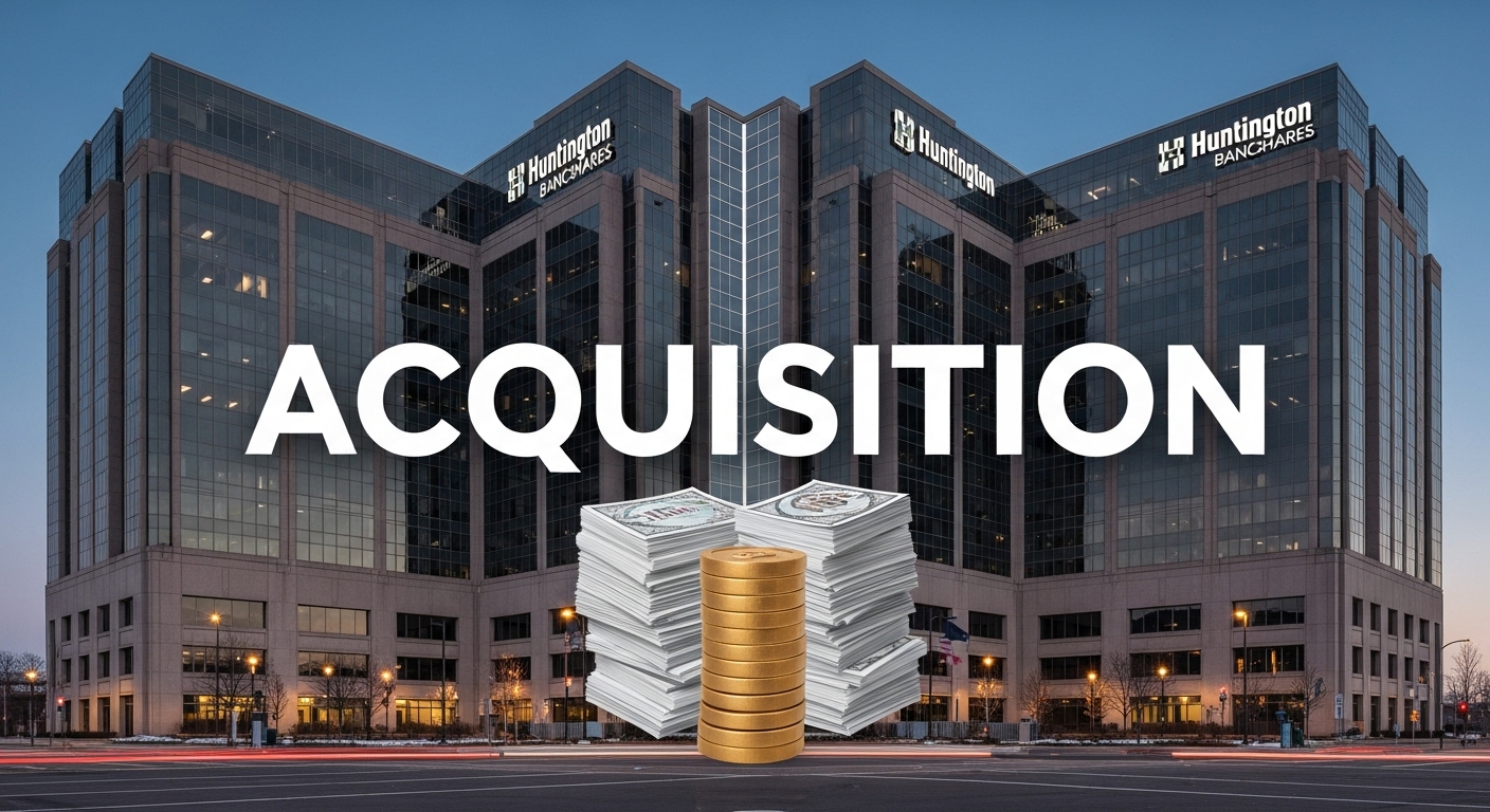 Consolidação em Wall Street: Huntington Bancshares Compra Cadence Bank por US$ 7,4 Bilhões em Acordo que Acelera Fusões Bancárias