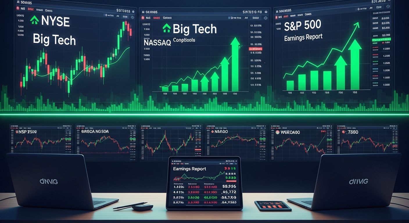 Otimismo no Radar: Ações Globais Disparam com Fluxo Estrangeiro e Início de Semana Decisiva de Balanços de Apple e Amazon