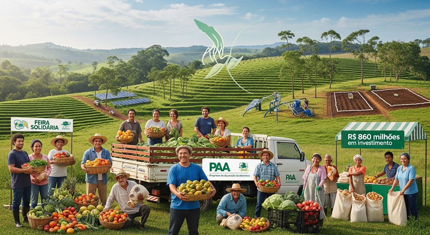 Sociobioeconomia em Foco: MDS Investe R$ 860 Milhões no Programa de Aquisição de Alimentos e Atinge Menor Nível de Insegurança Histórico