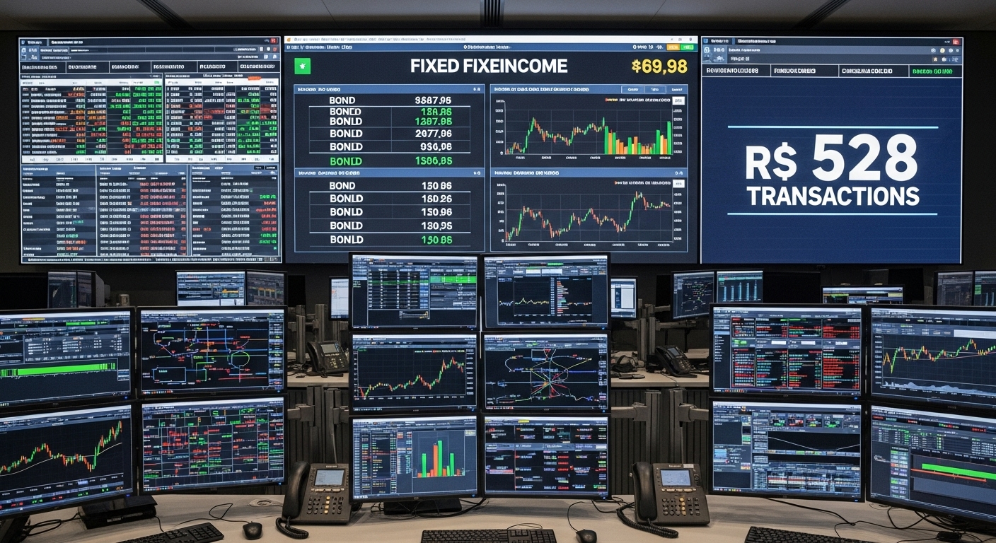 Fluxo de Capital em Alta: Mercado de Capitais Movimenta R$ 528,5 Bilhões e Renda Fixa Bate Novo Recorde Histórico de Captação