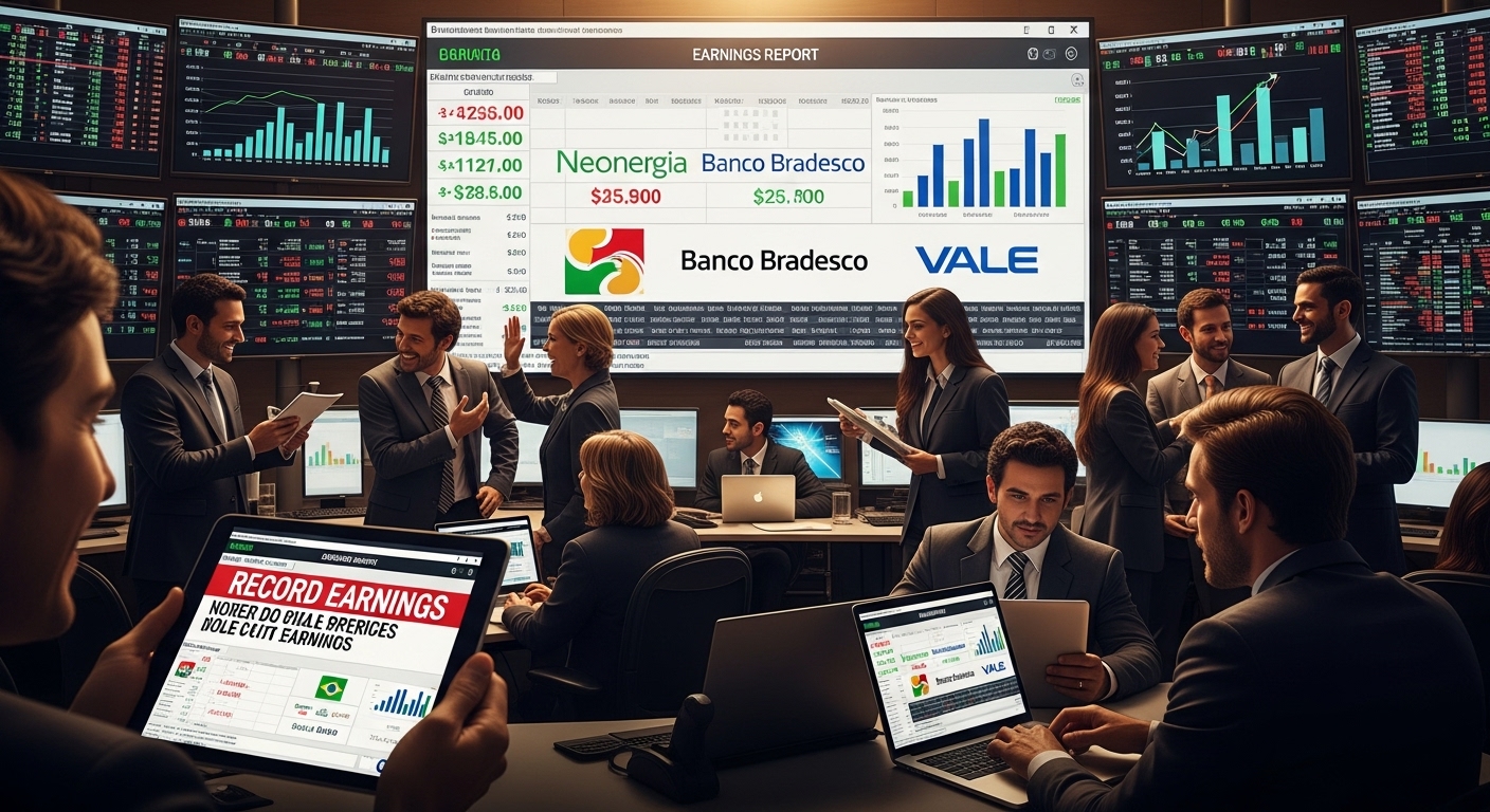 Largada no 3T25: Neoenergia Abre Balanços no Brasil, com Mercado de Olho nas Previsões de Lucro de Bradesco e Vale