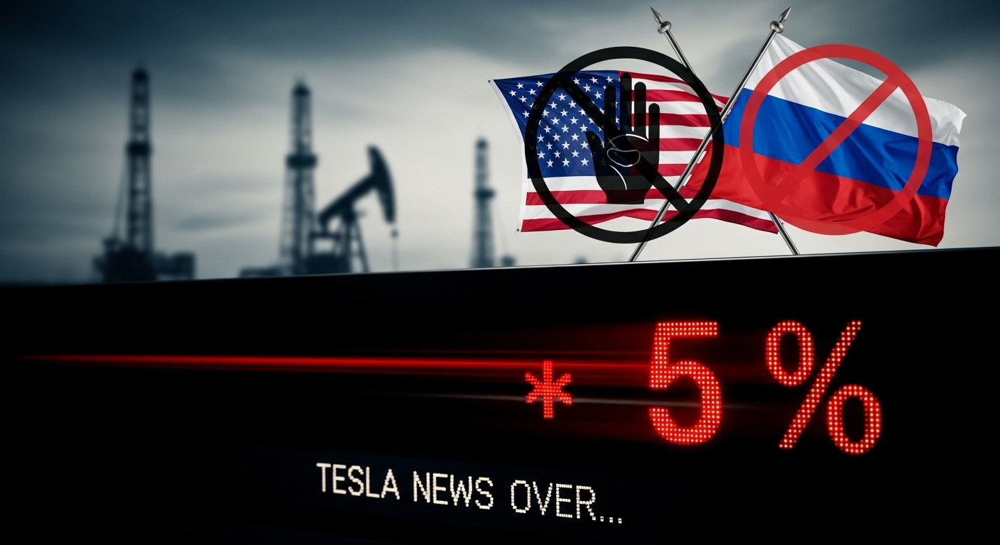 Risco Geopolítico Aquece o Petróleo: Preços Disparam 5% com Sanções dos EUA à Rússia, Ajudando Petrobras a Descolar de Wall Street
