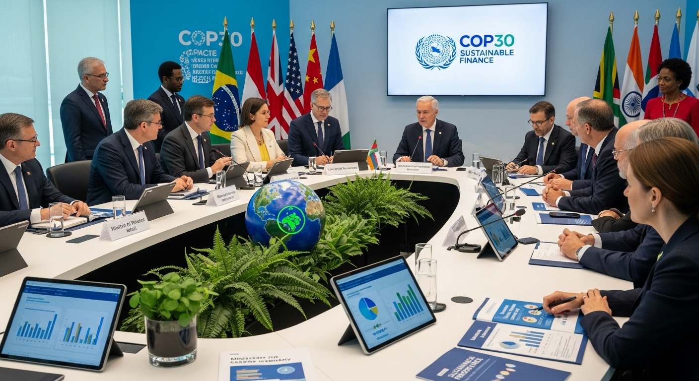 Diplomacia Verde: Brasil Amplia Protagonismo Global em Finanças Sustentáveis com Lançamento de Relatório de Ministros da COP30