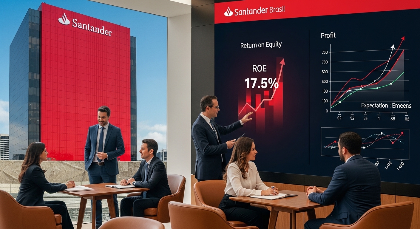Bancos Fortes: Santander Brasil Volta a Superar R$ 4 Bilhões em Lucro Líquido e ROE Atinge 17,5% com Foco na Alta Renda