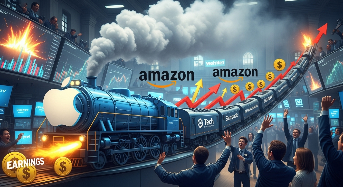 Bull Market Pós-Balanços: Lucros de Amazon e Apple Acima do Esperado Sustentam Rali de Ações e Contradizem Ceticismo