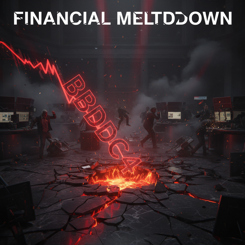 Contágio da Ineficiência: Bradesco (BBDC4) Segue em Queda Forte e Pressiona Ibovespa com Receios sobre Rentabilidade e Crédito