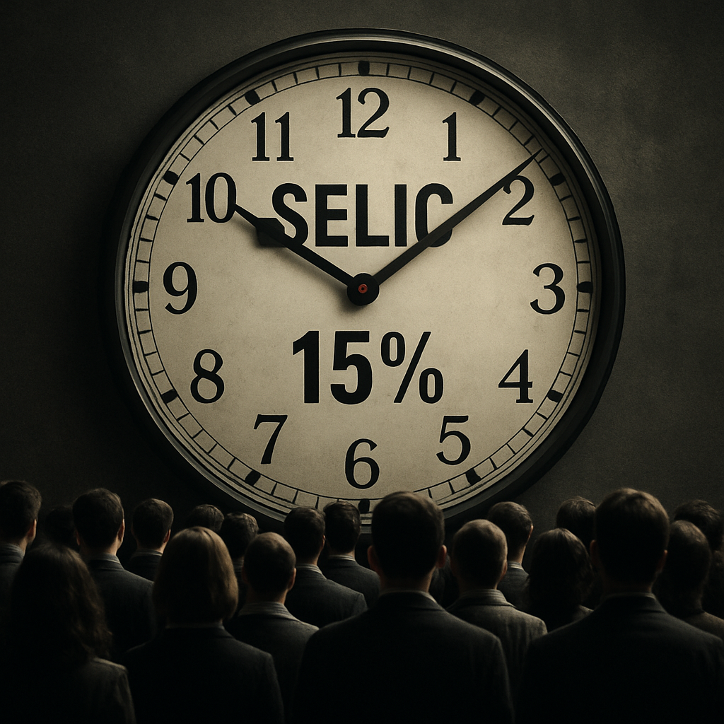 Decisão de Juros: Mercado Vê Selic Estável em 15% no Copom de Hoje, mas Monitora o Discurso sobre Inflação e Fiscal