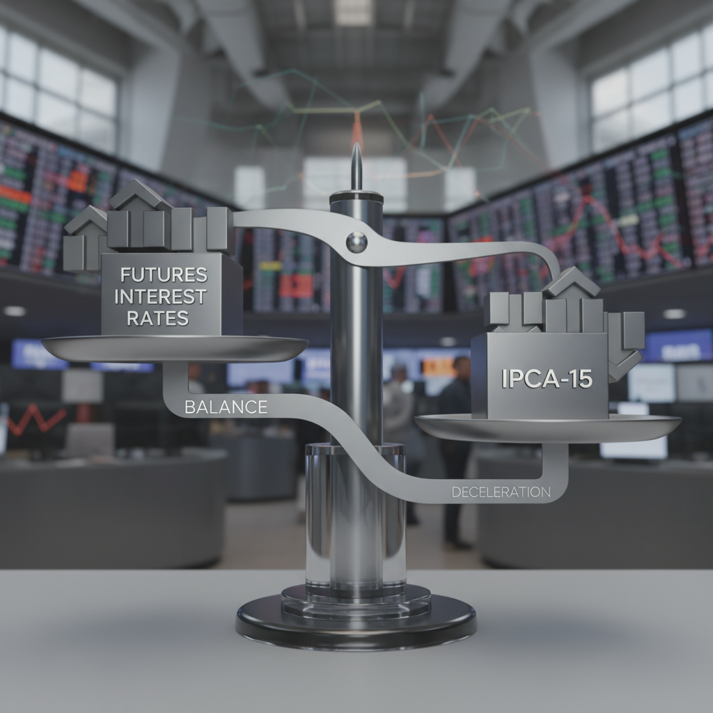 Alívio Inflacionário: Juros Futuros (DIs) Recuam com IPCA-15 de Outubro Abaixo do Esperado, Reforçando Apostas no Corte da Selic