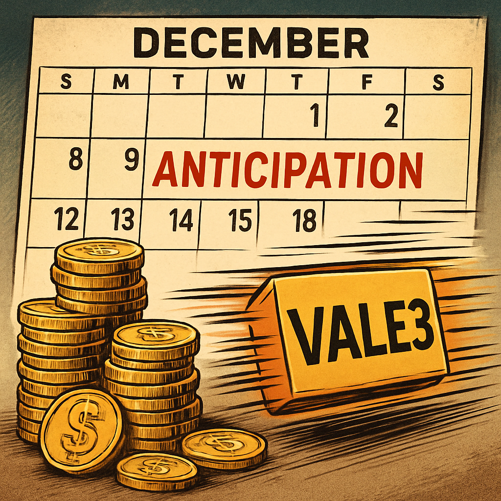 Vale (VALE3) Pode Antecipar Dividendos Bilionários Antes da Reforma Tributária e Agita o Mercado