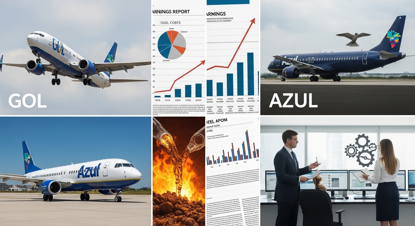 Turbulência e Rota de Lucro: Gol e Azul Disputam Lucratividade Pós-Balanços, Pressionadas pela Alta Global do Preço do Combustível