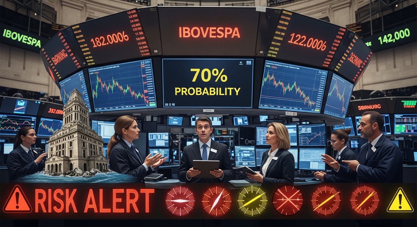 Alerta no Mercado: Analistas Preveem Queda de Ibovespa para 142 Mil Pontos com Probabilidade de 70% e Exigem Cautela