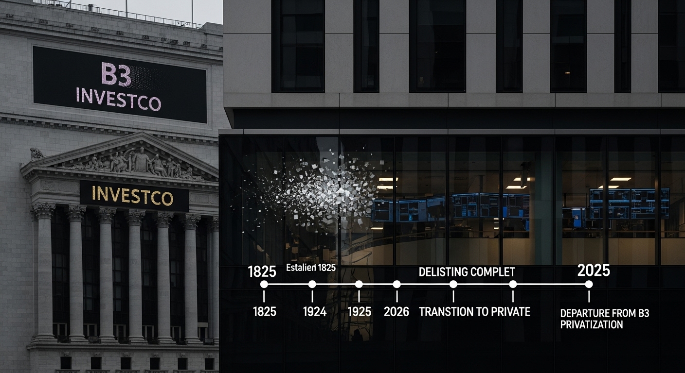 Mais um Adeus à B3: Companhia com 187 Anos Finaliza Fechamento de Capital Após Aquisição e Engrossa Lista de Saídas